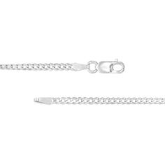 A simple and versatile design, this 14K white gold curb chain necklace complements every style and occasion. Solid 14K white gold This slim 2.0mm-wide curb chain makes a great wearable everyday look 22.0-inch necklace; lobster claw clasp Modern White Gold Chain Necklace With Curb Chain, Minimalist White Gold Curb Chain Necklace, White Curb Chain Necklace For Anniversary, Classic White Gold Curb Chain Necklace, Sterling Silver White Curb Chain Necklace, Gold Curb Chain, Curb Chain Necklace, Curb Chain, Spring Rings