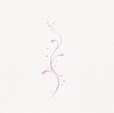 the corner of a white paper with pink and purple swirls on it's edges