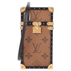 Louis Vuitton Monogram Reverse Eye Trunk iPhone X Xs Crossbody Phone Case 3V415La Date Code/Serial Number: BC4197 Made In: Italy Measurements: Length: 3" Width: .5" Height: 6" Handle Drop: 19" OVERALL GOOD CONDITION ( 7/10 or B ) Accessories: Box, Dust Bag, Care Booklet Signs of Wear: Exterior Canvas: Little to No Chipping Exterior Leather and Trim: Excellent Interior: Little to No Markings Handle / Straps: Excellent Corners: Tarnish, Scratching Edges: Tarnish, Scratching Hardware: Tarnish, Scra Lv Bag Charm, Crossbody Phone Case, Lv Backpack, Louis Vuitton Favorite, Louis Vuitton Pochette Metis, Louis Vuitton Crossbody, Luxury Phone Case, Louis Vuitton Black, Leather Luggage Tags