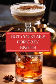 hot cocktails for cozy nights