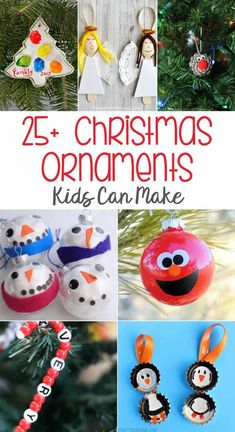 25 christmas ornaments kids can make