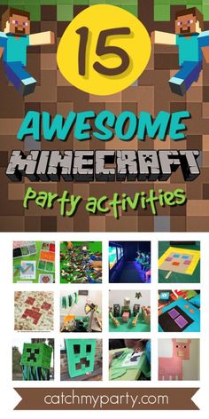 the 15 awesome minecraft party activities for kids