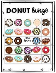 a poster with donuts on it that says donut rings