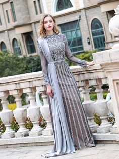 Mermaid Beaded Luxurious Fashion Formal Evening Dresses Long Sleeve Floor Length Size Chart Size Bust Waist Hips Hollow to Floor US 00 / UK 0 / EU 28 78 58 84 135 US 0 / UK 2 / EU 30 81 62 88 140 US 2 / UK 6 / EU 32 83 65 91 147 US 4 / UK 8 / EU 34 85 68 93 147 US 6 / UK 10 / EU 36 88 70 96 150 US 8 / UK 12 / EU 38 90 72 98 150 US 10 / UK 14 / EU 40 93 75 101 152 US 12 / UK 16 / EU 42 97 79 105 152 US 14 / UK 18 / EU 44 100 83 109 155 US 16 / UK 20 / EU 46 104 86 112 155 If you choose MADE TO MEASURE. We will communicate with you by email. please pay attention to your mailbox (including your spam folder). Evening Wedding Embellished Mermaid Dress, Floor-length Embellished Sequin Dress For Banquet, Elegant Sequined Mermaid Dress For Festive Occasions, Embellished Long Sleeve Mother Of The Bride Evening Dress, Evening Embellished Gown For Banquet, Festive Floor-length Banquet Dress, Long Sleeve Gown With Pearl Embroidery For Evening, Festive Maxi Evening Dress For Banquets, Embellished Long Evening Dress For Banquet