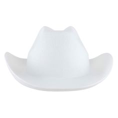 "Buy this Felt Cowboy Hat by by Make Market® at Michaels. This classic cowboy hat is the perfect blank canvas for Halloween costumes, theme party props and other fun events. Embellish it with fabric paints, patches, gemstones and more for a custom design. This classic cowboy hat is the perfect blank canvas for Halloween costumes, theme party props and other fun events. Embellish it with fabric paints, patches, gemstones and more for a custom design. Details: Available in multiple colors One size fits most 15\" x 11.8\" x 5.3\" (38.1cm x 29.97cm x 13.46cm) Felt | Felt Cowboy Hat by Make Market® in White | Adult | Michaels®" White Brimmed Costume Hat For Rodeo, White Brimmed Rodeo Costume Hat, White Brimmed Hat For Rodeo, White Country Style Top Hat For Western-themed Events, White Country Style Top Hat For Country Events, White Western Costume Hats And Headpieces, Western White Costume Hats And Headpieces For Rodeo, White Western Rodeo Costume Hat, Western White Costume Hats For Country Events