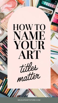 Naming Artwork to Attract Buyers: This Stuff Works