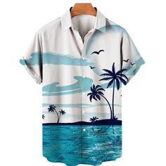 Relaxed Fit Collared T-shirt For Beach, Vacation Graphic Print Collared T-shirt, Collared Cotton T-shirt For Beach, Casual Collared T-shirt For The Beach, Casual Collar Cotton Short Sleeve Shirt For Beach, Collared Graphic Print T-shirt For Vacation, Cotton Short Sleeve Shirt With Casual Collar For Vacation, Casual Collar Short Sleeve Cotton Shirt For Beach, Printed Shirt For Vacation With Casual Collar