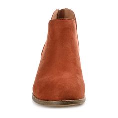 Show off versatile style with the side-split buckle booties by Journee Collection. These ankle booties have soft faux suede uppers that rise to the ankles and highlight a side-split detail and back zippers with tassel accents.Closure Type: ZipperShaft Circumference: 11 1/2 InchesBoot Shaft Height: 3 1/2 InchesShoe Heel Height: 1 1/2 InchesUpper/Outer Base Material: 100% PolyuretheneShoe Lining Material: FabricSole Material Content: 100% PolyurethaneToe Type: Closed Toe, Round ToeHeel Style: Stac Fall Suede Ankle-high Booties, Fall Booties With Buckle Closure And Round Toe, Fall Workwear Booties With Buckle Closure, Suede Booties With Round Toe For Fall, Suede Round Toe Booties For Fall, Low Heel Suede Booties For Fall, Suede Flat Heel Booties For Fall, Fall Round Toe Booties With Heel Pull Tab, Fall Suede Booties With Flat Heel