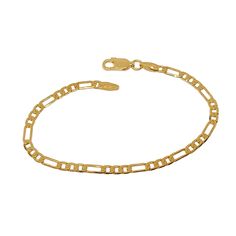 The Figaro Link is a standout classic piece from our collections. Shop our 18K Gold Filled Figaro Link Bracelet. This bracelet is dainty and simple and perfect to wear everyday. Pair with our Figaro Link Necklace to complete and elevate your day-to-day fits. -18K Gold Filled -Thickness 3mm - Hypoallergic and Nickel Free - Tarnish Free and Water Resistant Classic Gold Plated Bracelet With Strap, Elegant Adjustable Figaro Chain Bracelet, Classic Figaro Chain Bracelets, Classic Gold Plated Bangle Bracelet, Classic Gold Sterling Silver Bracelet With Lobster Clasp, Classic Yellow Gold Bangle Charm Bracelet, Adjustable Gold Bracelet With Figaro Chain, Adjustable Figaro Chain Gold Bracelet, Adjustable Yellow Gold Bracelet With Figaro Chain