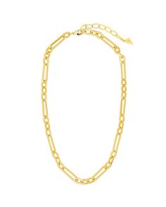 Make a statement and stand out from the crowd with this unique Carmen Chain Necklace. Featuring a mixed link chain with alternating sizes, it's the perfect layering accessory for every occasion. So go ahead, let your style shine! Materials: 14K gold or rhodium plated brass Features: Measures 16" with 2" extender, 0.25" width, Lead & Nickel free, lobster clasp Ear Stack, Link Chain Necklace, Sister Wedding, Pearl Earrings Dangle, Sterling Silver Hoops, Silver Chain Necklace, Go Ahead, Chain Link Necklace, Link Necklace