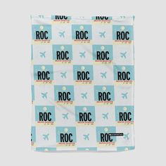 ROC - Blanket - Airportag Ibiza Airport, Small Blanket, Ibiza Spain, Rochester New York, Small Blankets, Blanket Sizes, Blanket Pattern, Airlines, Ibiza