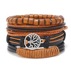 ProductNo SP240813U763 Men's Retro Style, Buddha Beads, Wood Bead Bracelet, Stylish Bracelet, Mens Leather Bracelet, Mens Beaded Bracelets, Bracelet For Men, Men Vintage, Bracelet Clasps