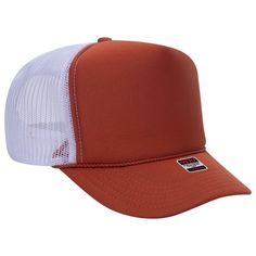 Otto Trucker 39-165 - Split Colors - Premium  from Otto Caps - Just $9.95! Shop now at Pat's Monograms Outdoor Solid Color Snapback Trucker Hat, Solid Color Snapback Trucker Hat For Outdoor, Trucker Sports Hat, 5-panel, Sports Trucker Hat Snapback One Size, Sports Trucker Hat, 5-panel Style, Sports Trucker Hat, 5-panel, White Breathable Trucker Hat, One Size Fits Most, Sports Snapback Trucker Hat, Sports Trucker Hat 5-panel