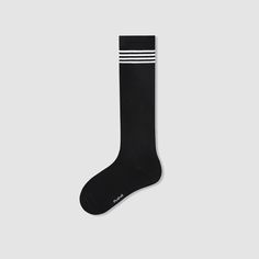 Elegance Knee-High Black Socks - Plushell Fitted Black Mid-calf Legwear, Trendy Thigh High Black Socks, Elegant Black Knee-high Socks, Black Mid-calf Socks, Trendy Black Fall Hosiery, Elegant Black Thigh High Socks, Trendy Black Knee-high Legwear, Trendy Black Stretch Knee-high Socks, Elegant Black Stockings For Fall