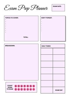 2Week Exam Prep purple.pdf weekdayplanner #motermplanner. Exam Prep Planner, 2 Weeks Before Exam Study Plan, Sanrio Journal, Ipad Templates, Revision Planner, Psychology Study, Study Planning