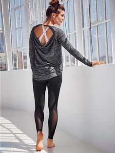 Fit 6 Chaturanga: High Rise Mesh Tux Chaturanga Tight $89 | Athleta Fitness Outfits, Morning Yoga, Workout Outfit, Athletic Outfits, Athletic Fashion, Fashion Mode, Sporty Style, Leggings Fashion