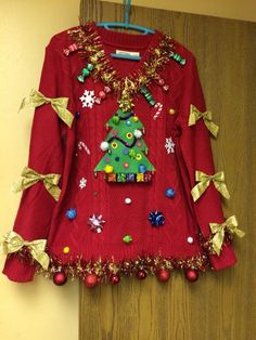 Christmas Sweaters Diy, Making Ugly Christmas Sweaters, Bbq At Home, Build Your Own Bar