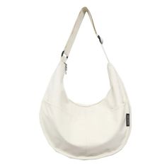 With their distinctive slouchy posture and crescent shape, these bags offer ample space without compromising on aesthetics. The soft, flexible materials allow for a natural drape against your body, making them the perfect accessory for the on-the-go fashionista. Features and Benefits: High-quality nylon material Zipper closure Open exterior pocket Available in multiple colors Size Details Bag Size: Length 49 cm Height 40 cm Width 14cm (1-2cm errors) Bags For School, Y2k Bags, Goth Outfit, Bag Y2k, Dumpling Bag, Hobo Crossbody Bag, Bags School, Hobo Style, Crossbody Bags For Women