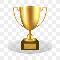 a golden trophy cup on a white background png clipart free for personal use