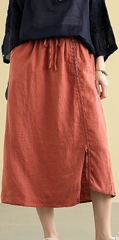 Casual linen loose fitting Women's Skirts Casual Linen Maxi Skirt, Casual Linen Skirt, Bohemian Long Skirt In Solid Color, Casual Relaxed Wrap Skirt With Pockets, Casual Asymmetrical Skirt In Solid Color, Casual Wrap Skirt With Pockets And Relaxed Fit, Casual Cotton Wrap Skirt, Casual Solid Color Flowy Wrap Skirt, Casual Flowy Wrap Skirt