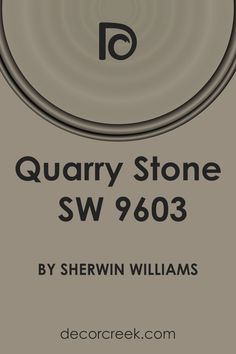 Quarry Stone SW 9603 Paint Color by Sherwin Williams Sw Cavern Clay Bedroom, Cavern Clay Kitchen, Warm Stone Paint Color, Carriage Stone Sherwin Williams, Country Tweed Sherwin Williams, Stone Hearth Sherwin Williams, Sw Warm Stone, Sherwin Williams Warm Stone, Warm Stone Sherwin Williams