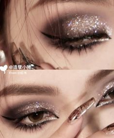 Wedding Makeup Glam, Face Chains, Makeup For Prom, Disco Makeup, Eye Makeup Inspo, Ball Makeup, Formal Makeup