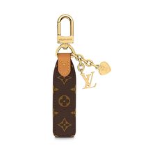 LOUIS VUITTON® - Lv Cherished Tab Key Holder - Monogram Car Keychain Ideas, Louis Vuitton Keychain, Louis Vuitton Key Pouch, Girly Car Accessories, Luxury Bags Collection, Girly Car, Cute Car Accessories, Key Pouch, Keychain Wallet