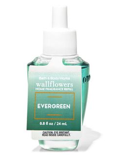 Evergreen Wallflowers Fragrance Refill | Bath & Body Works Best Home Fragrance, Bath Supplies, Body Bath, Eucalyptus Mint, Care Home, Gift Kit, Air Freshener, Body Spray