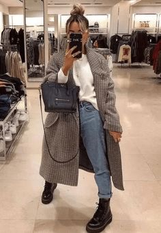 Winter Outfits Ideas, Kids Fall Outfits, Doc Martens Outfit, Trendy Outfits Winter, Chique Outfits, Neue Outfits, Layering Outfits, Mode Inspo, Looks Chic