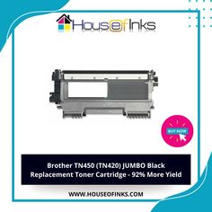 Brother TN450 (TN420) JUMBO Black Replacement Toner Cartridge