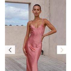 Bought Two Dresses To Be A Bridesmaid In My Friend’s Wedding And Went With The Other Dress. Shipped From Aus So Hoping To Sell Here For What I Paid And Just Eat The Shipping Cost Instead Of Returning. It’s A Beautiful Dress! Only Tried It On, So Brand New! Aus Sizes Are Different From Ours, But I Think This Is Around A Six. Pink Backless Bridesmaid Evening Dress, Sweetheart Neckline Slip Dress For Bridesmaids, Prom Season, Bridesmaid Slip Dress For Prom With Sweetheart Neckline, Pink V-neck Slip Dress For Formal Occasions, Pink V-neck Formal Slip Dress, Fitted V-neck Slip Dress For Prom, Pink Backless Bias Cut Dress, Pink Midi Slip Dress For Prom, Pink Midi Length Slip Dress For Prom