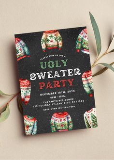 the ugly sweater party is coming to town