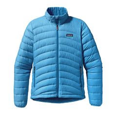 Ultralight, windproof and toasty warm, the Down Sweater is highly compressible insulation with a 100% recycled polyester shell; ideal as a midlayer or as outerwear in chilly climates Patagonia Fleece Jacket, Patagonia Outfit, Patagonia Down Sweater, Repair Clothes, Patagonia Womens, Full Zip Hoodie, Canada Goose Jackets, Sweater Jacket, Patagonia