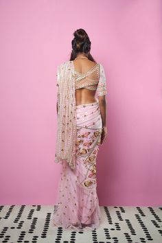 An original Papa Don't Preach silhouette: Blush pre-stitched hip embellished saree and blouse with 3D embroidery sequins pearls, glass beads, metal hearts, and accents.From Papa Don’t Preach’s Zsa Zsa Zsu collection. DELIVERY TIMEPlease allow 8-12 weeks for your outfit to arrive. FABRIC DETAILSTulle, Georgette, Crepe. Professional cleaning only. Papa Don't Preach, Embellished Saree, Metal Hearts, Saree And Blouse, Take My Hand, 3d Embroidery, Metal Heart, Indie Outfits, Petite Outfits