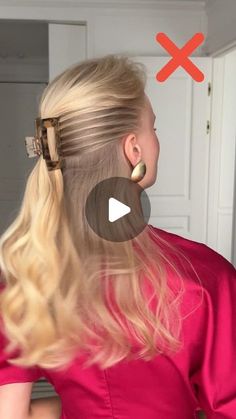 Media Cola, Hair Tricks, Ponytail Hairstyles Easy, Homemade Hair Products, Hair Braid Videos, Hair Arrange, Hairdos For Short Hair, Hair Videos Tutorials, Hairdo For Long Hair