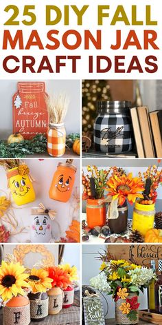 Create beautiful rustic fall decorations with these DIY fall mason jar crafts. Transform ordinary jars into stunning autumn table centerpieces, candle holders, and home decor pieces. Get inspired by pumpkin-themed designs, burlap and lace accents, and cozy candle-lit creations. These easy and creative fall crafts projects are perfect for adding a touch of harvest charm to your home. Try these fun and budget-friendly ideas to elevate your fall decor with charming mason jar crafts. Fall Diy Decor Crafts, Autumn Table Centerpieces, Rustic Fall Decorations, Upcycle Jars, Fall Mason Jar Crafts, Pilgrim Hats, Thanksgiving Candle, Jar Decorations, Fall Crafts For Adults