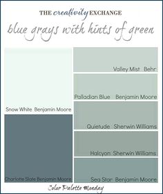 an iphone screen showing the color scheme for blue grays with white and grey accents