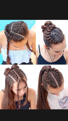 Sanggul Modern, Braided Hair Tutorial, Hair Hoco, Hair Up Styles, Hairdo For Long Hair, Hair Stylist Life, Hoco Hair, Easy Hairstyles For Long Hair, Braids For Long Hair