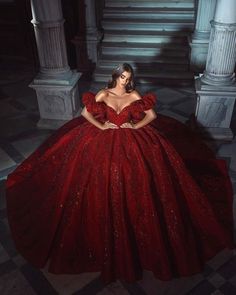 Making a statement is just as important as style with our red Quinceañera dresses. Every item in our collection is a tribute to modern design and exquisite craftsmanship. There are dresses for every type of woman, from slim silhouettes to larger, princess-style gowns. Red Ballgown Dress, Strapless Sequin Ball Gown For Prom Season, Off-shoulder Gown With Fitted Bodice For Gala, Off-shoulder Dresses For Gala Banquet, Strapless Sequin Ball Gown For Prom, Off-shoulder Gown For Prom Season, Off-shoulder Dresses For Gala And Prom Season, Off-shoulder Evening Dress With Sweep Train For Gala, Sequin Strapless Ball Gown For Evening