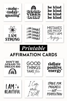 the printable affirmation cards are available for purchase