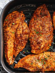 Air Fryer Chicken Breast - #airfryer #chicken #recipe #eatwel101 - Easy to make and takes just a few minutes to cook. Cooking chicken breast in the air fryer makes your lunches, dinners, and meal prep super quick and delicious! - #recipe by #eatwell101® Chicken Breast Air Fryer, Cooking Chicken Breast, Chicken Fillet Recipes, Boneless Skinless Chicken Breast Recipes, Skinless Chicken Breast Recipes, Chicken Boneless Breast Recipes, Cooking Chicken