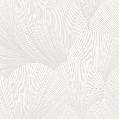 a white wallpaper with wavy lines on the bottom and bottom, as well as an abstract design