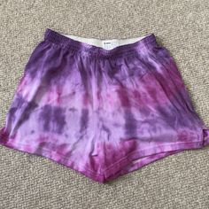 Soffe Shorts Purple/Pink Tie Dye. Jr Large. Hand Tie-Dyed By Me. Brand New Never Worn. Soffe Shorts, Hand Tie, Purple Tie Dye, Purple Tie, Pink Tie, Pink Tie Dye, Tie And Dye, Pink Ties, Shorts Athletic