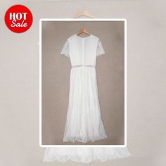 Elegant White Boho Lace Maxi Dresses #outfits #pinterestideas #modeshe Elegant Short Sleeve Lace Maxi Dress, Short Sleeve Lace Patchwork Maxi Dress, Short Sleeve Lace Maxi Dress With Lace Patchwork, Short Sleeve Lace Maxi Dress With Patchwork, Short Sleeve Maxi Dress With Lace Patchwork, Short Sleeve Lace Dress For Confirmation, White Short Sleeve Maxi Dress With Lace Trim, Short Sleeve Lace Confirmation Dress, Elegant Maxi Dress With Lace Short Sleeves