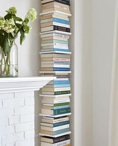 indy ivers | the right move | windy city series | liz tomforde ˚ ✦ Minimalist Book Storage, Vertical Book Shelf Ideas, Creative Book Storage Ideas, Small Space Bookshelf, Store Books In Small Spaces, Books In Small Spaces, Small Space Book Storage, Book Storage Small Space, Book Storage Ideas