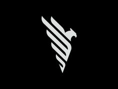 an eagle logo on a black background with the letter s in it's center