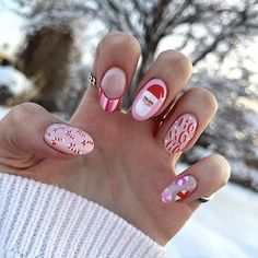 Holiday Nails 2023, Short Christmas Nails, Christmas Nails Designs, Christmas Styles, Teen Nails, Classy Nail, Cute Gel Nails