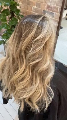 Balliage Hair, Balage Hair, Balyage Long Hair, Rambut Brunette, Dyed Blonde Hair, Light Blonde Hair