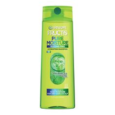 et up to 72HR moisture for hair & scalp with Garnier Fructis Pure Moisture Shampoo, formulated with Hyaluronic Acid + Cucumber Water. Garnier Fructis Pure Moisture Hydrating Shampoo, for Dry Hair and Scalp, 12.5 fl oz; System for up to 72HR moisture for dry hair and scalp Formulated with Hyaluronic Acid and Cucumber Water Innovative lightweight formulas that provide a deep boost of hydration with no residue and no weighdown Yes Vegan Formula, No Animal Derived Ingredients, No Parabens, No Silico Shampoo For Dry Hair, Cucumber Water, Garnier Fructis, Hydrating Shampoo, Moisturizing Shampoo, Hair Scalp, Online Grocery Shopping, Hair Care Shampoo, Dry Shampoo