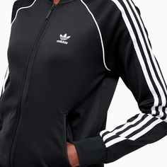 Adidas Sst Tracktop Track Jacket Pb Gd2374 Size Xs This Track Jacket Keeps The Og Sst Style With Signature 3-Stripes, Raglan Sleeves And A Classic Ribbed Collar. It's The Everyday, Effortless Jacket For Everyone. Full Zip With Ribbed Collar Side Pockets With Zipper Closure Ribbed Cuffs And Hem Nwt - New / Unworn / Tags Attached Certified Posh Ambassador Shop W/Confidence / 800+ 5 Stars Received Smoke Free Enviro Fast Shipping Spring Track Jacket With Three Stripes Branding, Casual Outerwear With Three Stripes Branding, Fitted Three Stripes Outerwear For Fall, Fitted Outerwear With Three Stripes For Fall, Fitted Long Sleeve Outerwear With Three Stripes, Fall Tops With Three Stripes, Fitted Casual Adidas Track Jacket, Adidas Fitted Casual Track Jacket, Adidas Fitted Sporty Track Jacket